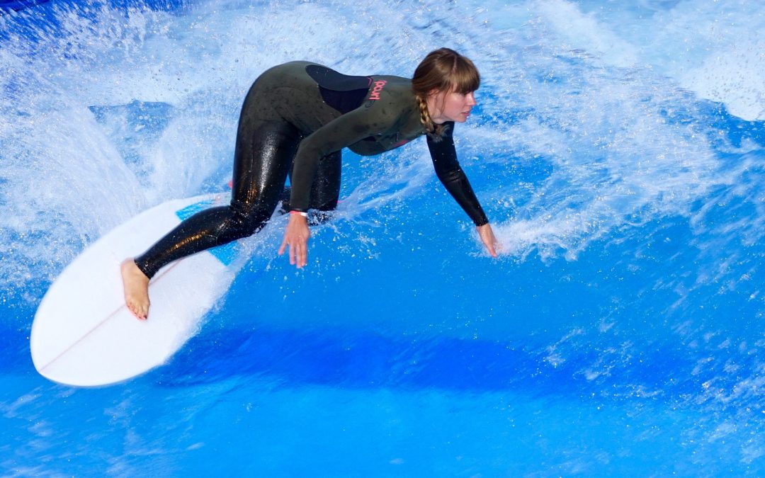 Indoor surfing in Prague: experience the euphoria of surfing the waves without being worried about the depth and sharks