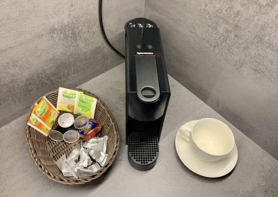 Branded Nespresso coffee machine